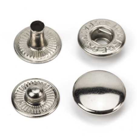 Broche presión Olimpia 500 Latón níquel - Caja 1000 uds