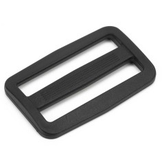Hebilla mochila 40 mm corredera pasador plástico negro