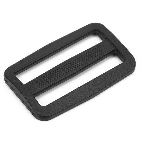 Hebilla mochila 40 mm corredera pasador plástico negro