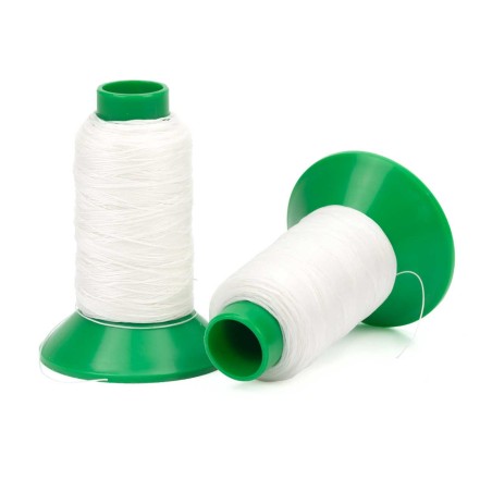 Hilo Sunlast blanco 1800D, 100% PTFE Teflón, alta resistencia al sol, calor e intemperie - Bobina 200 m
