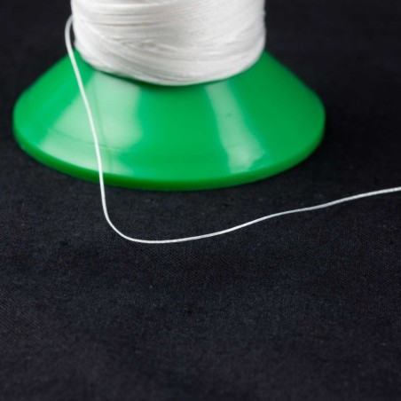 Hilo Sunlast blanco 1800D, 100% PTFE Teflón, alta resistencia al sol, calor e intemperie - Bobina 200 m