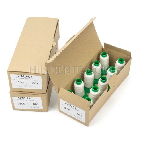 Hilo Sunlast blanco 1800D, 100% PTFE Teflón,...