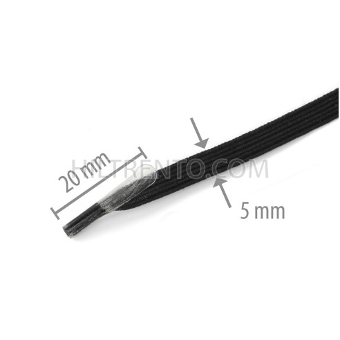 Goma elástica plana con terminal transparente...