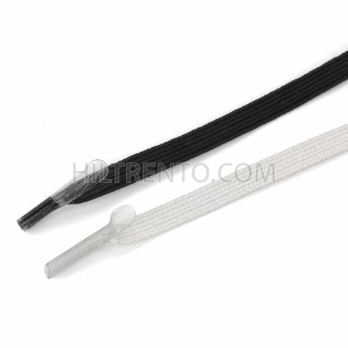 Goma elástica plana con terminal transparente...