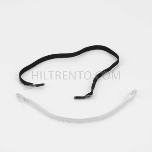 Goma elástica plana con terminal transparente...