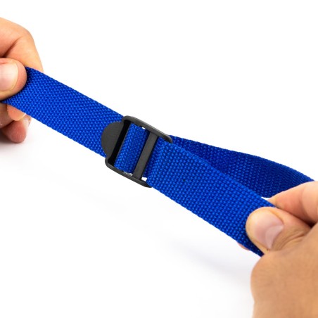 Hebilla tensor mochila 30 mm plástico negro