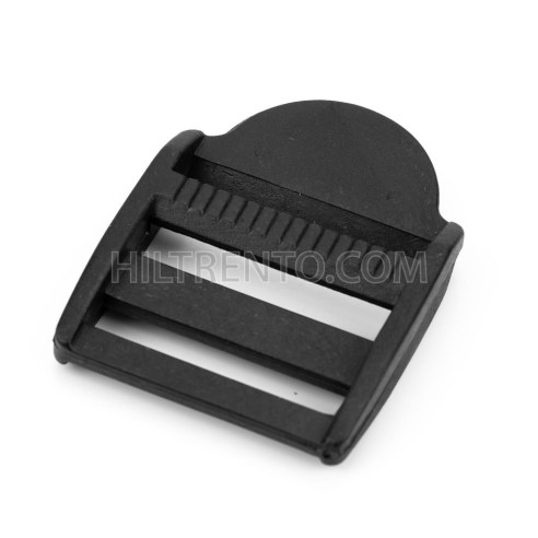 Hebilla tensor mochila 30 mm plástico negro