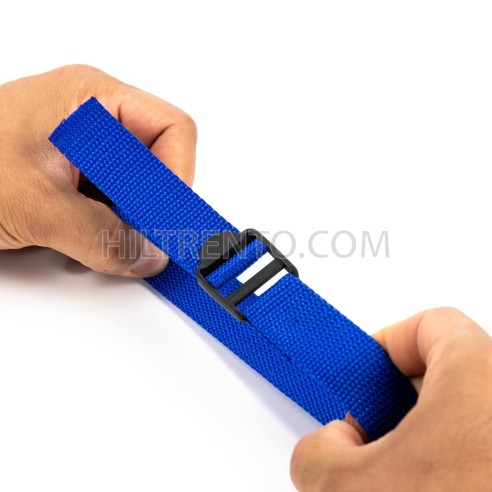 Hebilla tensor mochila 40 mm plástico negro