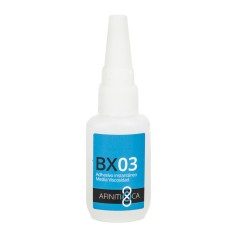 Adhesivo instantáneo media viscosidad, anti-mancha BX03...