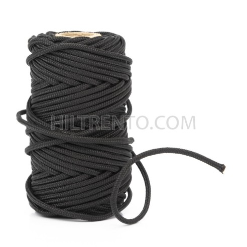Cordón negro 3 mm polipropileno, riel para...