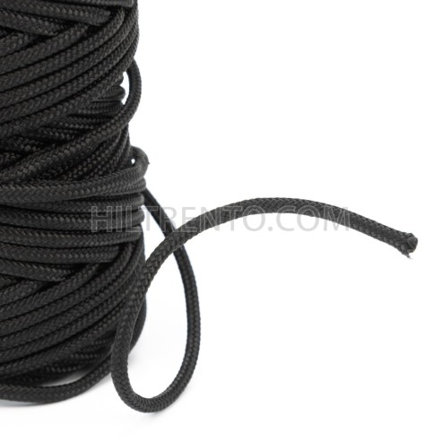 Cordón negro 3 mm polipropileno, riel para...