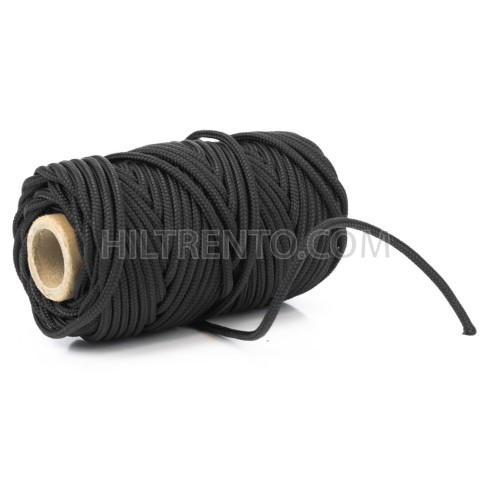 Cordón negro 3 mm polipropileno, riel para...