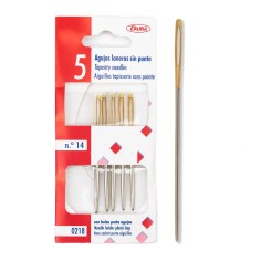 Agujas tapiceras (laneras) sin punta Nº14 - Pack 5 uds