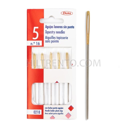 Agujas tapiceras (laneras) sin punta Nº16 -...