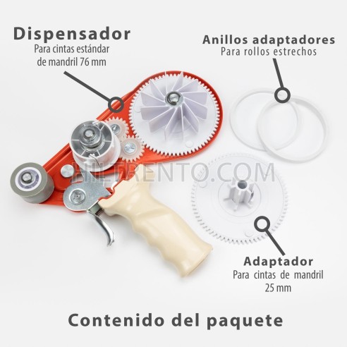 Dispensador aplicador cinta doble cara