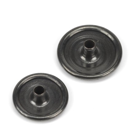 Broche presión Olimpia 700 Latón pavonado (negro) - Caja 1000 uds