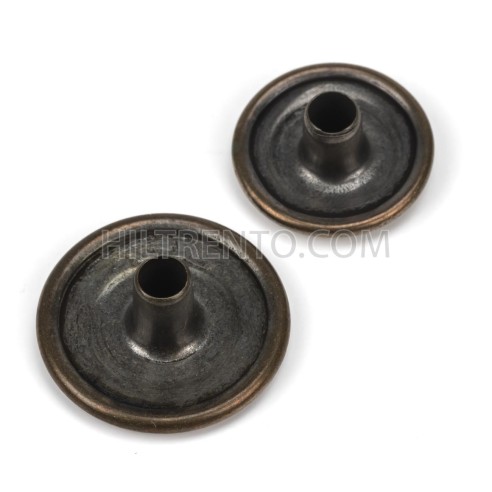 Broche botón presión Rayo 8100 Latón Oro Viejo...