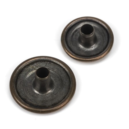 Broche botón presión Rayo 8100 Latón Oro Viejo - Caja 1000 uds