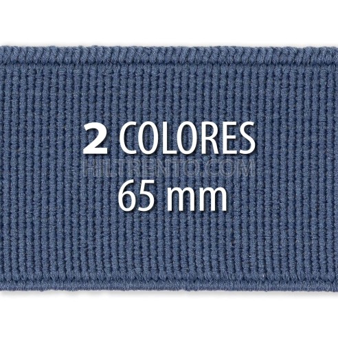 Elástico liso 65 mm - Rollo 25 metros