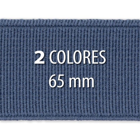 Elástico liso 65 mm - Rollo 25 metros