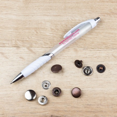 Broche presión Olimpia 500 Latón níquel - Caja 1000 uds