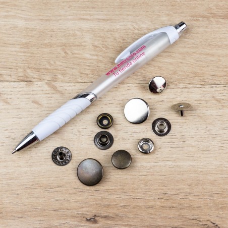 Broche botón presión Rayo 8020 Latón Oro viejo - Caja 1000 uds