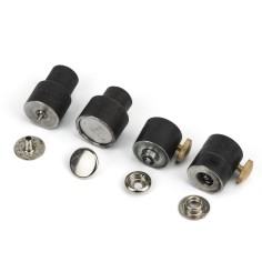 Troquel colocar Broche botón presión Rayo 8020