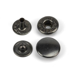 Mini broche presión Olimpia 200 Latón oro pavonado - Caja...