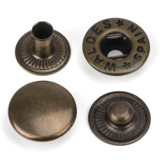 Broche presión Olimpia 700 Latón oro viejo - Caja 1000 uds