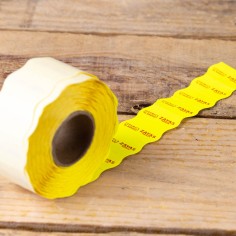 Etiquetas personalizadas 26x16 cm, adhesivo permanente -...