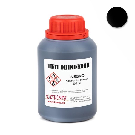 Tinte difumino negro para cuero natural o sintético - 500 ml