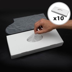 10 cajas de 500 Calzas desechables bolsas para probar...