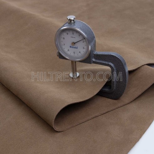 Piel serraje vacuno, color tierra, grosor 1,4 -...