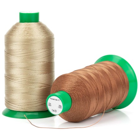 Hilo poliamida 6.6 (nylon) grosor 14/3 - Bobina 1000 metros / 250 grs