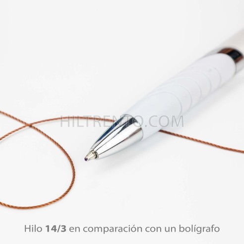 Hilo poliamida 6.6 (nylon) grosor 14/3 - Bobina...