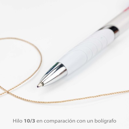 Hilo poliamida 6.6 (nylon) grosor 10/3 -Bobina 1500 metros / 500 grs