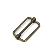 Hebilla corredera metálica ajustable 25 mm oro viejo,...