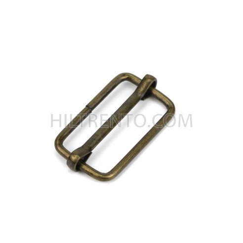 Hebilla corredera metálica ajustable 25 mm oro...