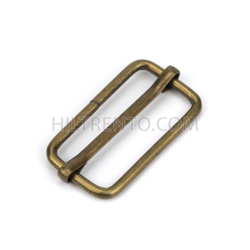 Hebilla corredera metálica ajustable 30 mm oro...