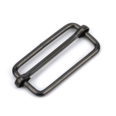 Hebilla corredera metálica ajustable 40 mm negro...