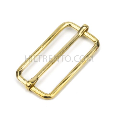 Hebilla corredera metálica ajustable 40 mm oro,...