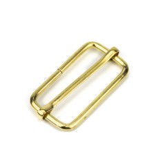 Hebilla corredera metálica ajustable 30 mm oro, para...