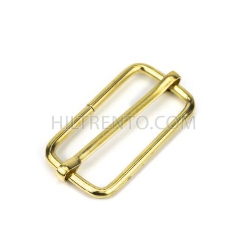 Hebilla corredera metálica ajustable 30 mm oro,...