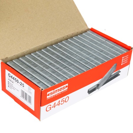 Grapa Simes G4450 (SG44) 25 mm - Pack 6 cajas x 5000 uds
