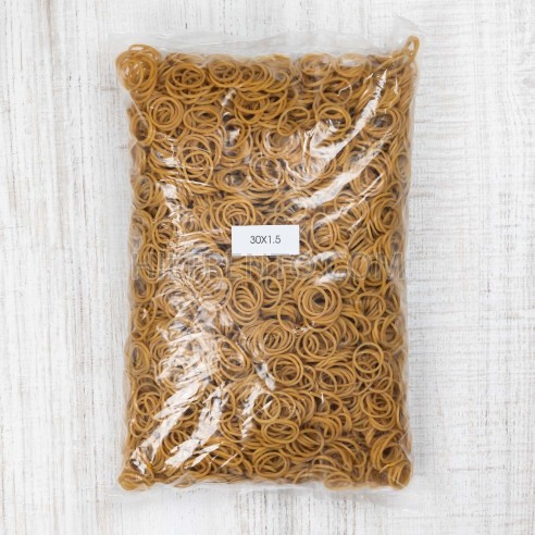 Goma elástica banda caucho natural 30x1,5mm - 1 Kg