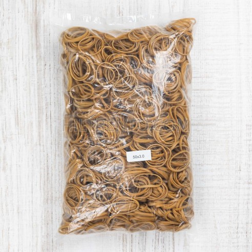 Goma elástica banda caucho natural 50x3mm - 1 Kg