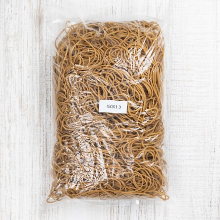 Goma elástica banda caucho natural 150x2mm - 1 Kg