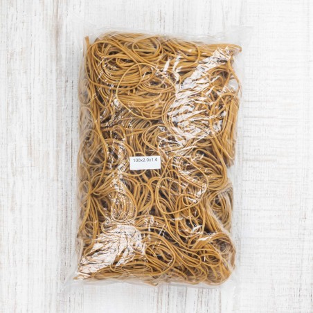 Saco 25 kg Goma elástica banda caucho natural 100x2mm