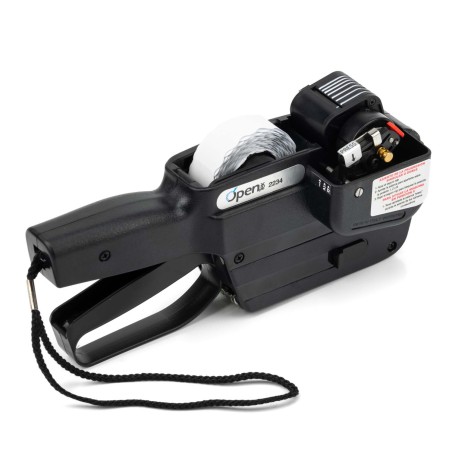 Etiquetadora manual números consecutivos OPEN textil 2234, 1 línea, 7 dígitos, 22x12mm