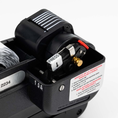 Etiquetadora manual números consecutivos OPEN textil 2234, 1 línea, 7 dígitos, 22x12mm